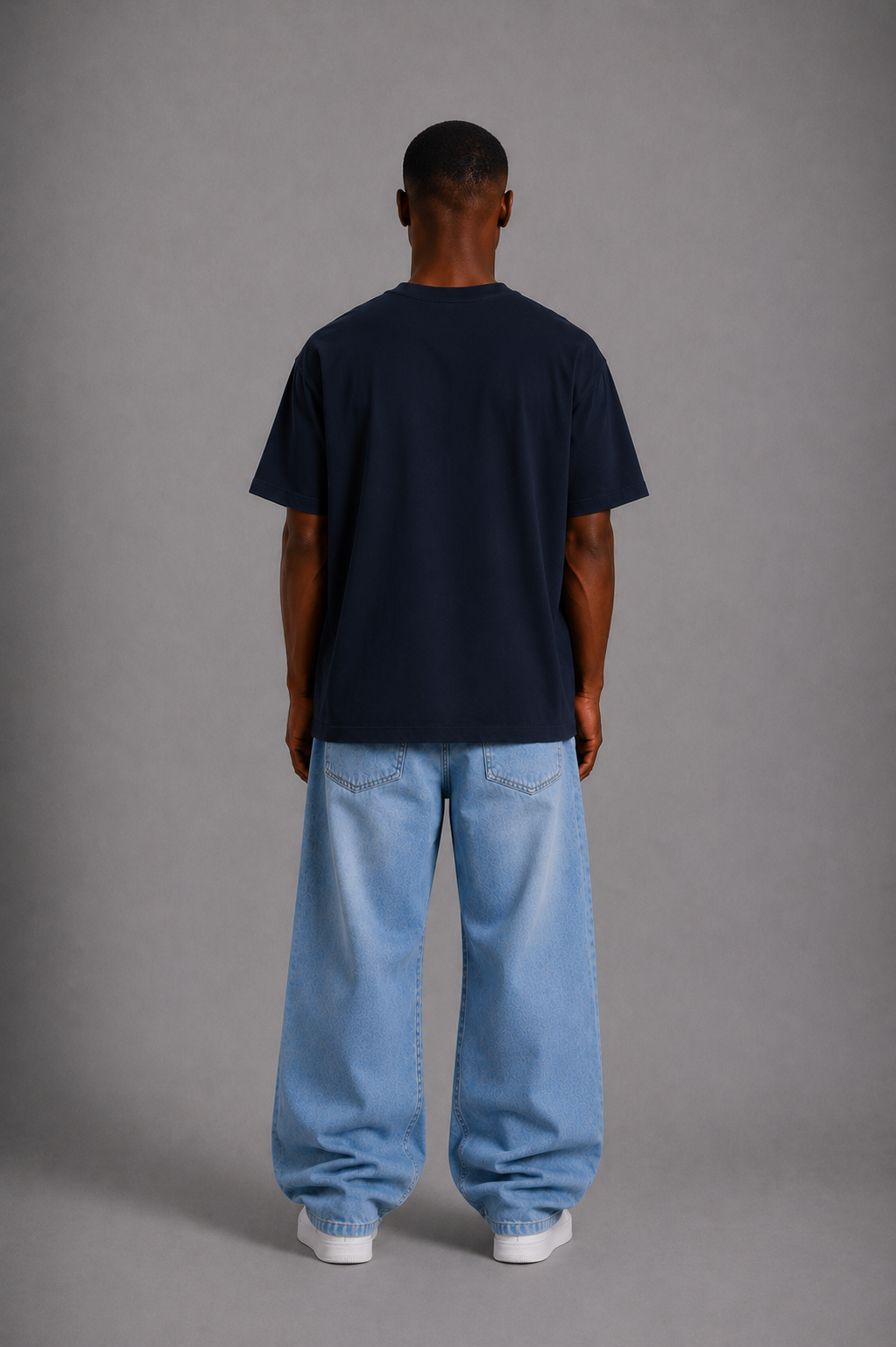 Backing Co. Tee Navy Blue