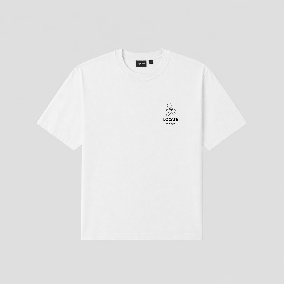 Backing Co. Tee White