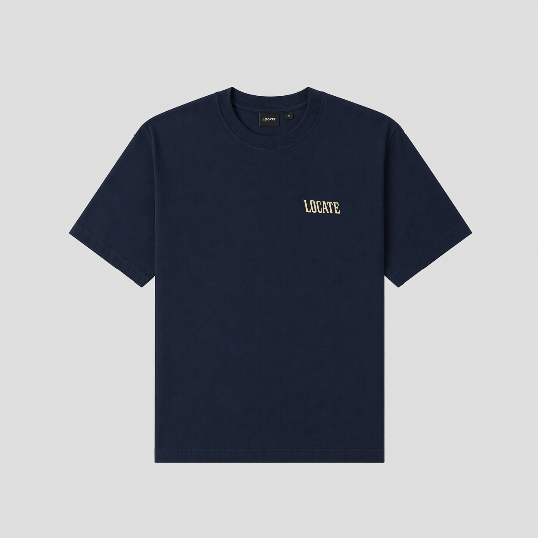 Roll The Dice Tee Navy Blue