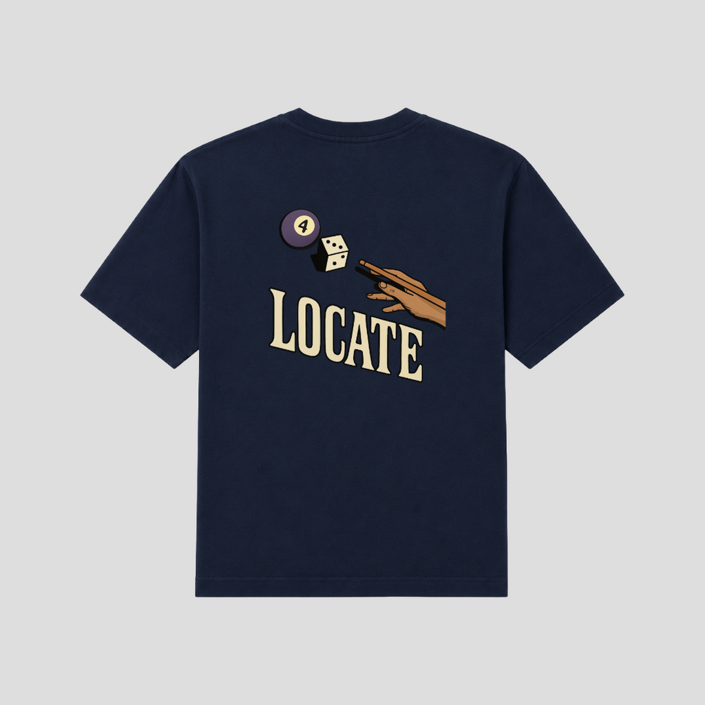 Roll The Dice Tee Navy Blue