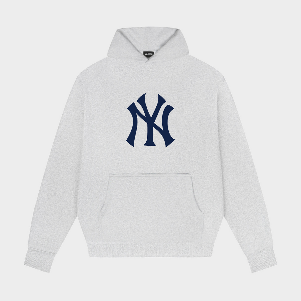 New York Hoodie Light Grey
