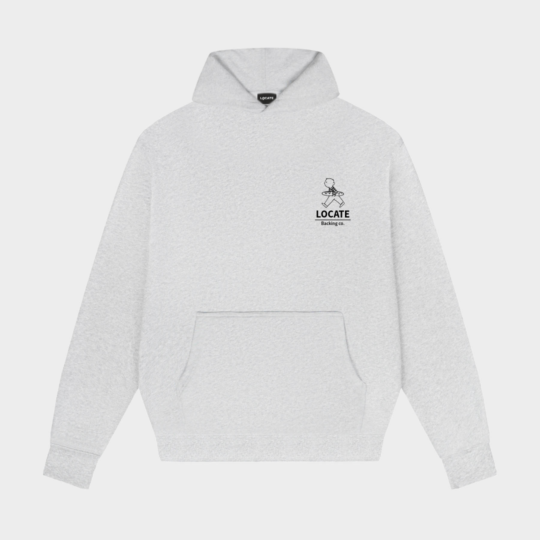 Backing Co. Hoodie Light Grey